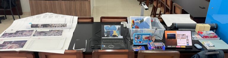 Equipo para las actividades lúdico-educativas